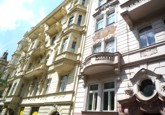 Art nouveau house in Prague 2